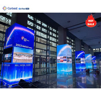 Schermo LED a Cubo FIP per Interni con Angolo Retto di 90 Gradi, Pannello Video a Colonna Quadrata, Display Pubblicitario Ledwall