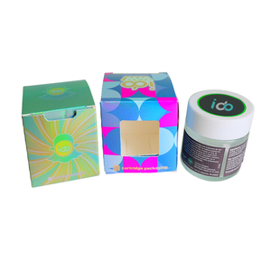 Boîte de papier de 1oz 2oz 3oz 4oz résistant aux enfants boîte d'emballage personnalisé noir mat de 1g 3.5g de cachette de pots de fleurs vente en gros