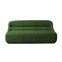 Canapé Chesterfield trois places sur mesure OEM, moderne, rectangulaire, en velours, avec dossier capitonné, couleur personnalisable, pour salon