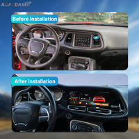 Écran tactile autoradio Android ACARDASH pour Dodge Challenger/ Charger SRT Hellcat 2010-2023 CarPlay sans fil Multimédia