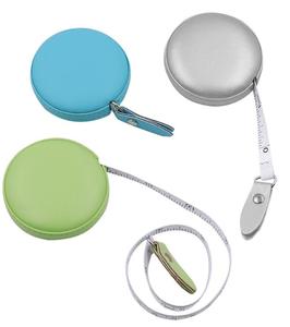 Cinta métrica retráctil de cuero portátil de 1,5 M, centímetro, pulgada, rollo de cinta, medida portátil conveniente - Product Image 5