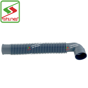 Manguera de Desagüe Corta para <span class=keywords><strong>Lavadora</strong></span>, Color Gris, con <span class=keywords><strong>Codo</strong></span> de 90 Grados - Product Image 3