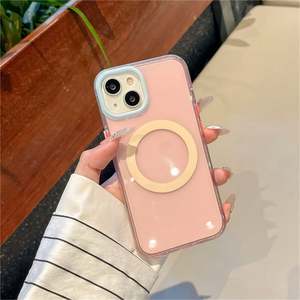 เคสโทรศัพท์มือถือแบบไร้สายสำหรับธุรกิจ รุ่นหรูหรา สำหรับ iPhone 16 Pro Max 15 14 Plus 12 13 Pro หลากสี ป้องกันการกระแทก - Product Image 2