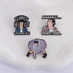 Pin in lega di zinco nero nichel placcato TV e <span class=keywords><strong>Film</strong></span> personaggio Detective smalto Pin-regalo per gli appassionati di cinema e gli amici - Product Image 4