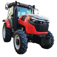 Tracteur agricole compact 4x4 à roues motrices pour pulvérisation, 100HP, 110HP, 120HP, 130HP, 140HP, 150HP