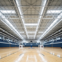 Estadio Interior Prefabricado de Acero de 100X50m para Cancha de Tenis