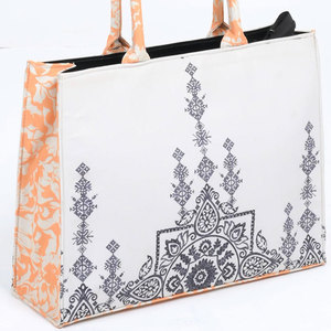 Bolsas de Mano Personalizadas Ecológicas Reutilizables con Bordado Hermoso, Hechas a Medida con Patrones - Product Image 2