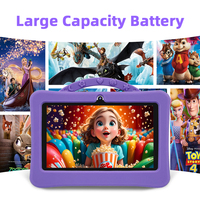 Tablette Android 7 pouces pour enfants, appareil éducatif, tablette WiFi avec étui de protection et poignée pour l'étude et les jeux des enfants, OEM ODM