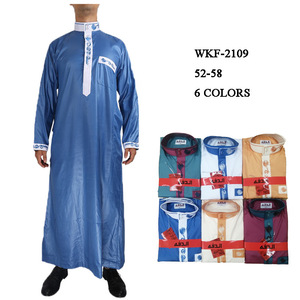 2024 Promotional <strong>Model</strong> Sudan Muslim <strong>Abaya</strong> Thobe for Men Robe Arabian Clothing New Design Men Embroidery Thobe - Product Image 5