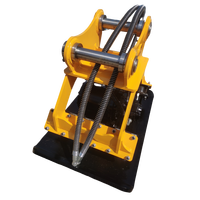Pompe de compactage de sol WIGON pour excavatrices de 2 à 40 tonnes avec couleur personnalisable