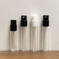 1ml 2ml 3ml 5ml Grosir Botol Kaca Mini Kosong Transparan Isi Ulang untuk Sampel Tes Parfum