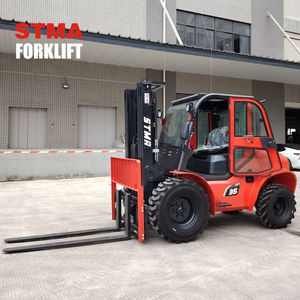 עיצוב חדש stma 3ton 5 טון דיזל מלגזה שטח קשה 4x4 כונן גלגל עם מונית כתורן רכיב הליבה - Product Image 5