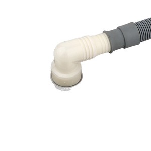 Conector de desagüe curvo con rosca para tubo de desagüe de lavadora, fácil instalación - Product Image 2