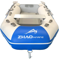 230 cm OEM usine bateau de pêche tapis d'air sol V forme fond bateau gonflable avec moteurs de bateau à vendre