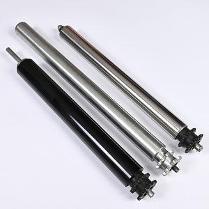 بكرات ناقل من الفولاذ المقاوم للصدأ للاستخدام في الغذاء والمطاط لتفريغ بكرة الجاذبية الأسطوانة مع ضرس مزدوج - Product Image 4