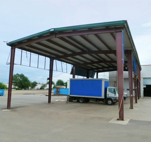 Kits de structure <span class=keywords><strong>en</strong></span> acier à ossature métallique légère de haute qualité et à prix abordable pour la conception de hangars, garages et abris automobiles - Product Image 3