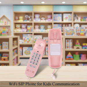 Téléphone IP SIP <span class=keywords><strong>portable</strong></span> moderne KS20 pour enfants, communication double bande WiFi IPv6 <span class=keywords><strong>VoIP</strong></span>, voix HD, sans carte SIM, accès Web, téléphone pour enfants - Product Image 2