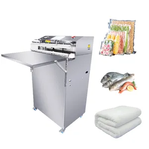 Commercial Vertical Clothes Vegetables Seafood External Pumping Vacuum Packaging Packing Machine With Gas Flushing