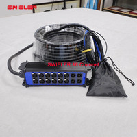 Câble XLR en promotion, câble multipaire 16/24/32 canaux, connecteur audio XLR mâle-femelle, broches plaquées or, fil de cuivre OFC pour boîtier de scène