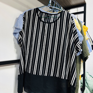 เสื้อเบลาส์ผ้าฝ้ายสำหรับผู้หญิง, เสื้อผ้ามือสองสไตล์ผสมอูเคย์อูเคย์ - Product Image 2