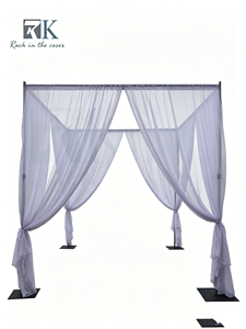 Soportes Ajustables Resistentes para Tubos y Cortinas, para Ferias Comerciales, Cabinas de Fotos, Fondos de Boda - Product Image 1