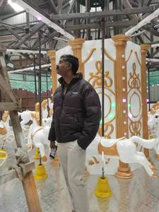 [Anh em Ali] Băng chuyền vòng quanh trẻ em Trung Đông với cưỡi ngựa và Xe Kéo-sử dụng trung tâm mua sắm ngoài trời/trong nhà bằng sợi thủy tinh - Product Image 5