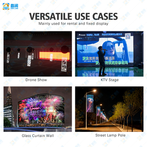 Pantalla LED Publicitaria Personalizada, Enrollable, Plegable, Transparente, Flexible, con Grado de Protección IP65, <span class=keywords><strong>para</strong></span> Elevadores de Centros Comerciales - Product Image 5