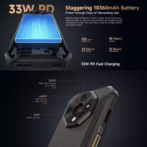 <span class=keywords><strong>Ulefone</strong></span> <span class=keywords><strong>Armor</strong></span> X16 <span class=keywords><strong>Pro</strong></span> Octa Core LTE LED 8GB+256GB 10360mAh Cámara de Visión Nocturna NFC Teléfono Resistente Francés/Español - Product Image 6