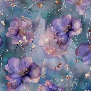 Hot Selling Crepe Floral <b>Fabric</b> Digital Printed Koshibo 100% Polyester Chiffon <b>Fabric</b> for Hijab/Arabian Robes - Product Image 5