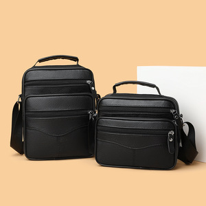 Bolso de Hombro de Cuero Genuino para Hombre 2026 - Bandolera Versátil para Negocios y Viajes Casuales para el Trabajo - Product Image 3