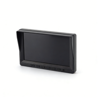 Monitor de Marcha Atrás Universal con DVR AHD de 4 Cámaras para Cosechadora Agrícola, Pantalla de 7.0 Pulgadas, Impermeable, 12V/24V, con División Cuádruple y Resolución 1080p
