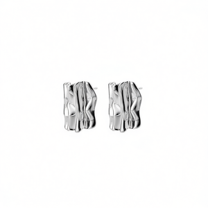 Amy Amy Fashion <b>Stud</b> Earrings <b>Silver</b> Plated Geometric Design For Women Trendy Jewelry Gift - Product Image 4