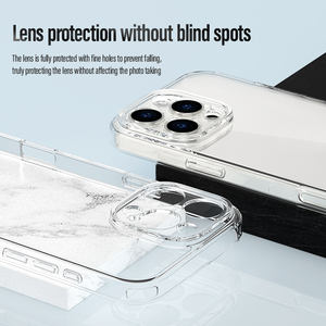 Trasparente trasparente TPU custodia per telefono cellulare antiurto per <span class=keywords><strong>iPhone</strong></span> <span class=keywords><strong>11</strong></span> 12 14 15 16 <span class=keywords><strong>Pro</strong></span> Max include <span class=keywords><strong>Cover</strong></span> di protezione per <span class=keywords><strong>fotocamera</strong></span> - Product Image 2