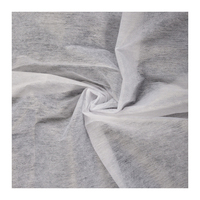 Vente Flash : Entoilage thermocollant non tissé 100 % polyester à pois pour vêtements