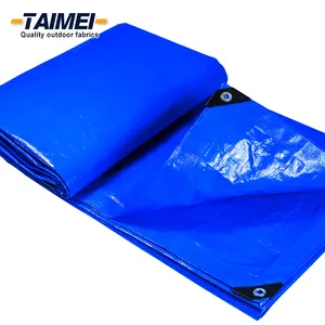 Plastic PE Tarpaulin Poly Tarp Fabric Manufacturer For General Purpose Covers