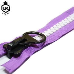 Lanke 20 #   Fermetures <span class=keywords><strong>éclair</strong></span> en plastique géantes à <span class=keywords><strong>double</strong></span> glissière, lisses, en résine, pour tentes, en vrac, décoratives - Product Image 4