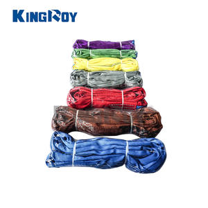 Sling rond en polyester KINGROY, tailles personnalisées (1m-8m), équipement de levage haute résistance pour applications industrielles et aérospatiales - Product Image 3