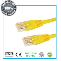 Kabel Tembaga Cat5e 3m dengan Pelindung Anti Kusut UTP/FTP/SFTP 24AWG CCA/CU Isolasi PE Solid Jaket PVC Kabel Patch RJ45-1m2m 5m 10m