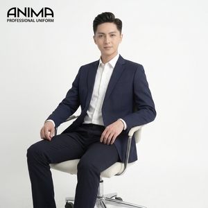 ชุดสูทผู้ชายลายสก็อต ANIMA ผ้าทนทาน ไม่ซีดจาง ไม่เป็นกลิ่น เหมาะสำหรับงานสังคม ออกแบบโลโก้ได้ตามต้องการ - Product Image 1