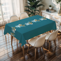Nappe de table bohème respirante RNPT, motif mandala, en PVC, en rouleau, pour pique-nique, réutilisable