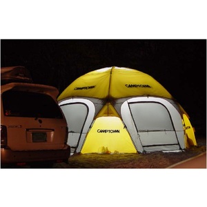 Tente familiale CAMPTOWN BIGDOME S, installation facile, poteaux en fibre de verre, résistance au vent, 2,7 m, spacieuse, camping en plein air au Vietnam - Product Image 5