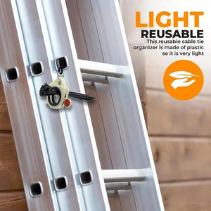 Organisateur de serre-câbles en gros, support automatique en ABS pour fils électriques, outil de rangement pour la maison, l'intérieur et l'extérieur - Product Image 4