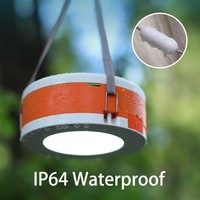 Großhandel Tragbare Solar-LED-Campinglaterne 2000mAh USB Wiederaufladbar Wasserdicht Outdoor-Notlicht für Wandern OEM