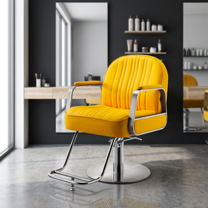 Silla de Peluquería de Alta Gama, Silla de Peluquería Especial para Salón, Silla Ajustable para Corte de Cabello - Product Image 3