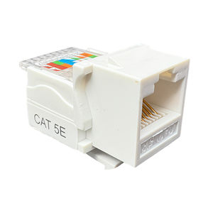מחבר קיסטון <span class=keywords><strong>RJ45</strong></span> Cat5e ללא כלים, מתוצרת סיטונאית, עם תקן חיווט צבעוני, להתקנה מהירה. - Product Image 5