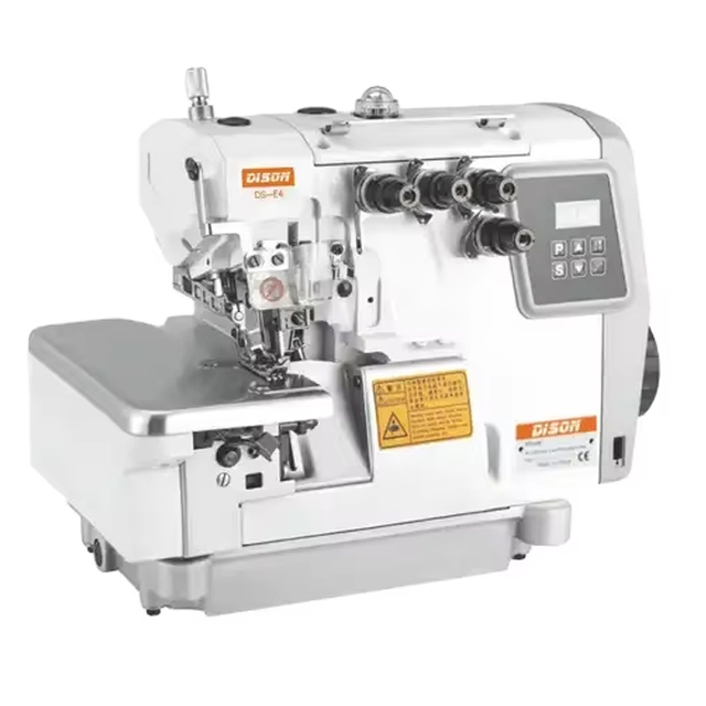 DS-E4 High-speed Overlock Sewing Machine, 3 Threads, with Elastic Band Device