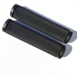 Poignées de guidon souples pour vélo, 22.2mm, antidérapantes, noires, en TPR, pour vélos de montagne - Product Image 2