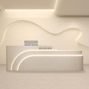 Mostrador de Recepción Minimalista <span class=keywords><strong>para</strong></span> Salón de Belleza, Tienda de Ropa, <span class=keywords><strong>Consultorio</strong></span> Dental, Bar, Escuela de Danza, Empresa - Product Image 1
