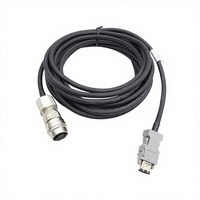 Nouveau servomoteur Delta A3 ACS3-CAEN3005 avec câble flexible à paire torsadée et encodeur incrémental, en matériau PUR, noir/argent/gris