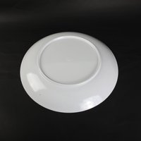Assiette plate ronde en mélamine, motif uni, qualité alimentaire, style moderne minimaliste, modèle luxe léger LV-PRM14